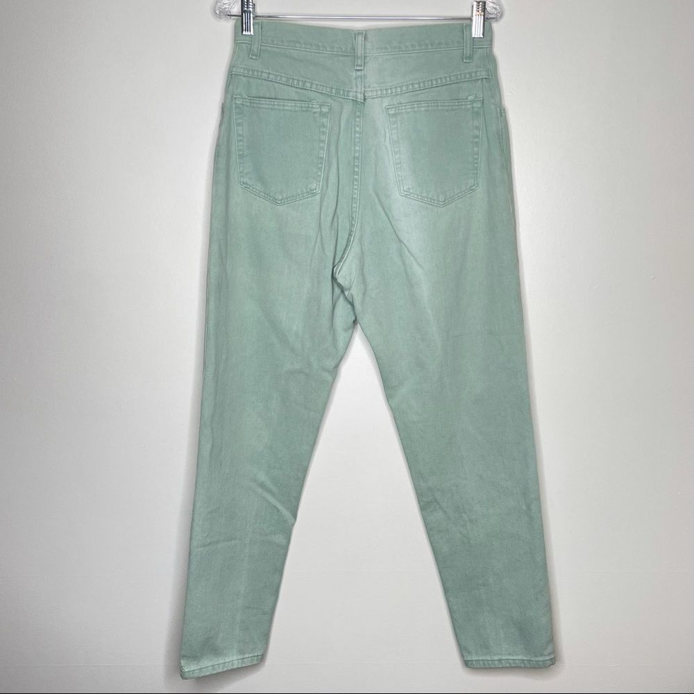 Wranglers for Her VTG cotton light aqua green color denim mom‎ jeans high waist - Picture 6 of 6